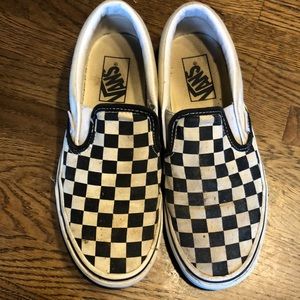 Vans - Black and White checkered ✔️☑️